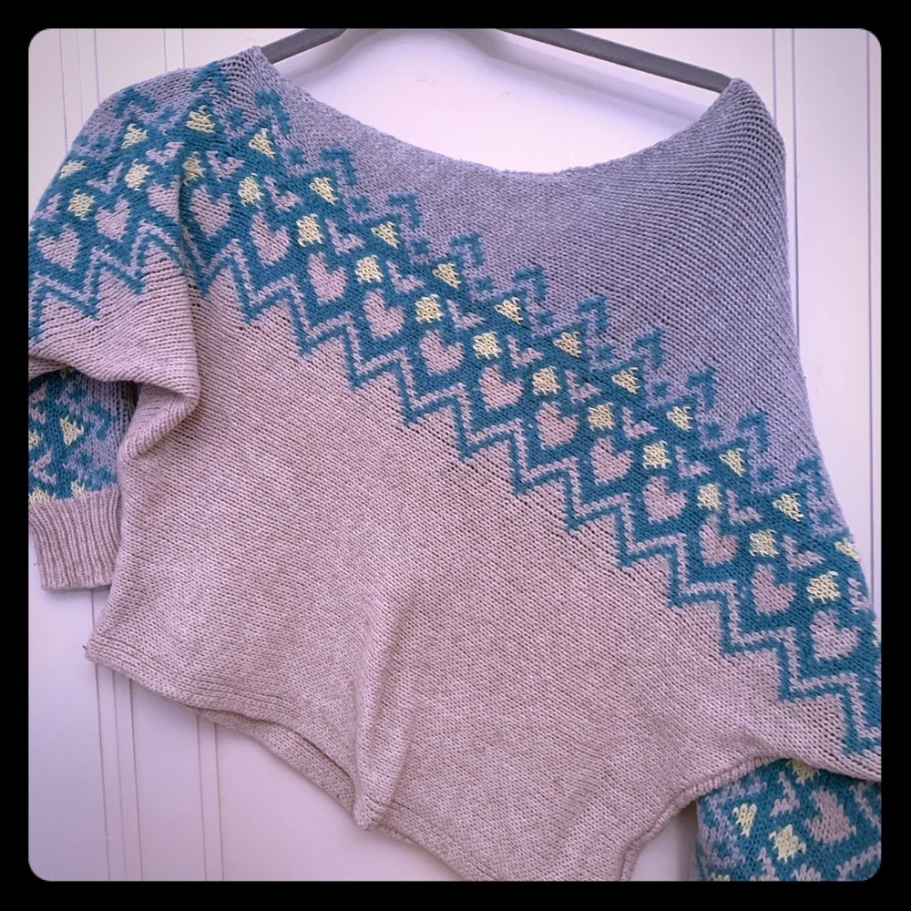 Free People off the shoulder sweater in small